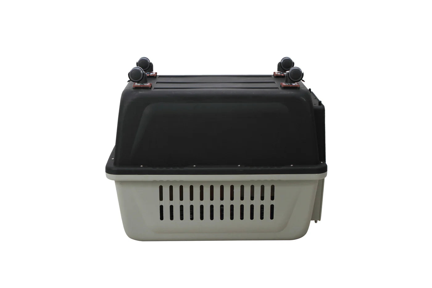YES4PETS LARGE PLASTIC KENNELS PET CARRIER DOG CAT CAGE CRATE WITH HANDLE AND WHEEL BLACK