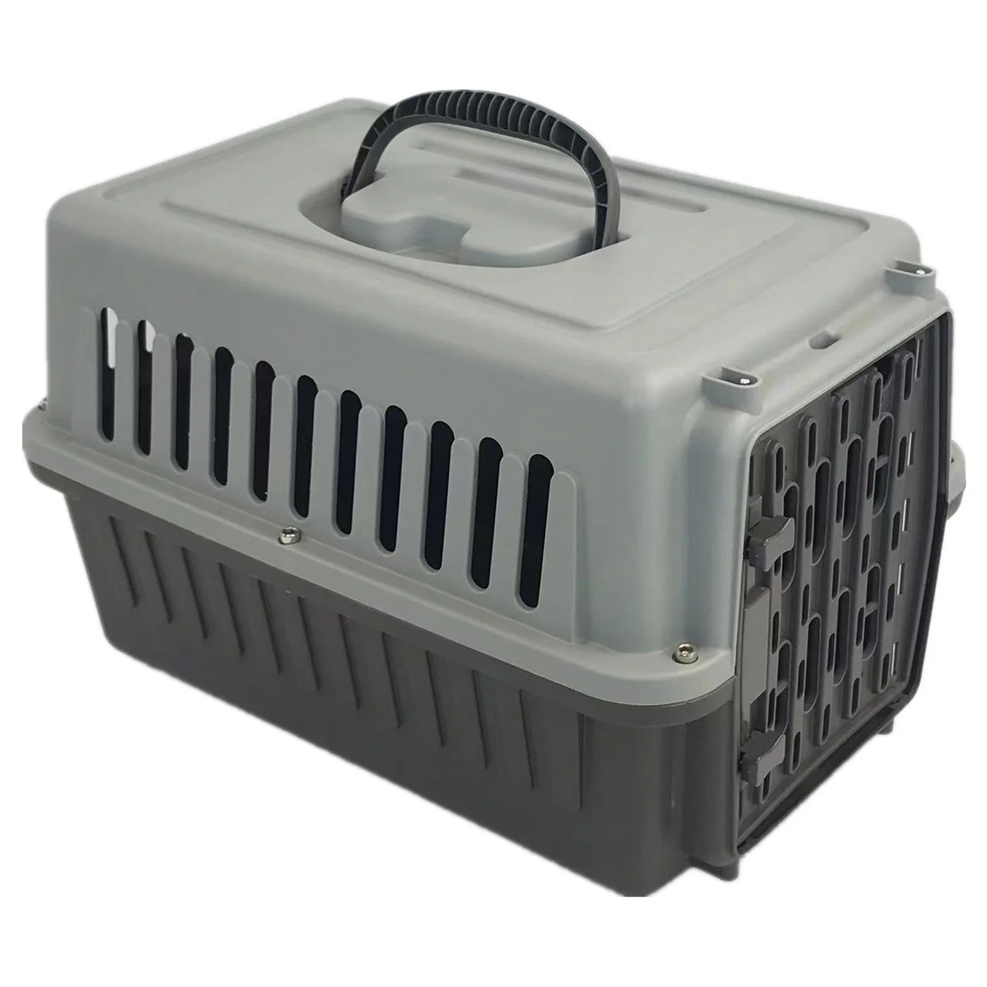 YES4PETS SMALL DOG CAT RABBIT CRATE PET GUINEA PIG CARRIER KITTEN RABBIT CAGE-GREY