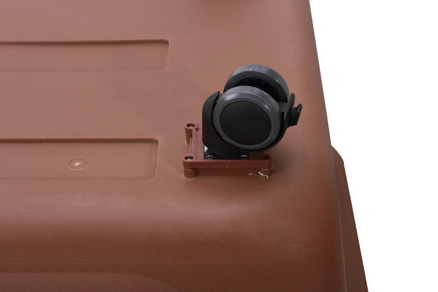 YES4PETS LARGE PLASTIC KENNELS PET CARRIER DOG CAT CAGE CRATE WITH HANDLE AND WHEEL BROWN