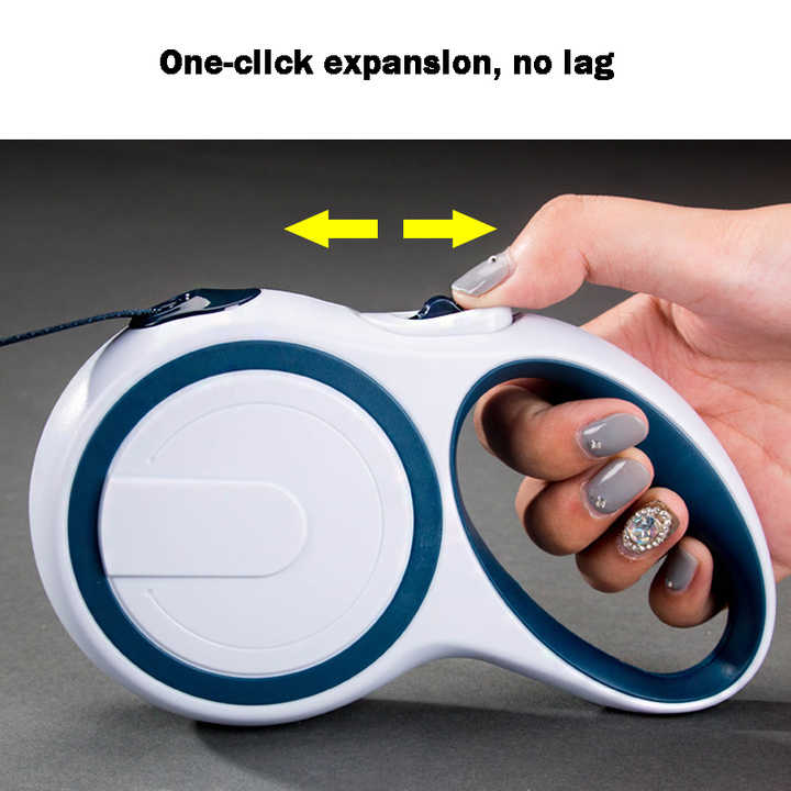 Coffee 3M Pet Leash Retractable - Tangle-Free, Extendable Pet Leash for Walking