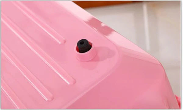 YES4PETS SMALL DOG CAT CRATE PET CARRIER RABBIT GUINEA PIG CAGE WITH TRAY-PINK