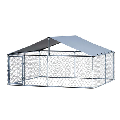 i.Pet Dog Kennel Large House XXL Pet Run Cage Puppy Outdoor Enclosure With Roof
