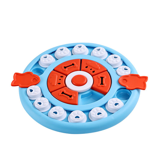 Interactive Pet Puzzle Feeder Toy - Slow Eating & Mental Stimulation Game for Dogs & Cats