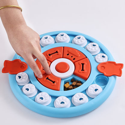 Interactive Pet Puzzle Feeder Toy - Slow Eating & Mental Stimulation Game for Dogs & Cats
